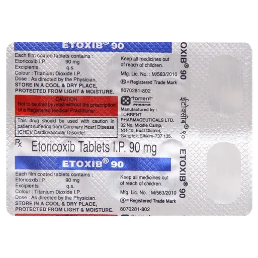 etoxib 90mg tablet 10's
